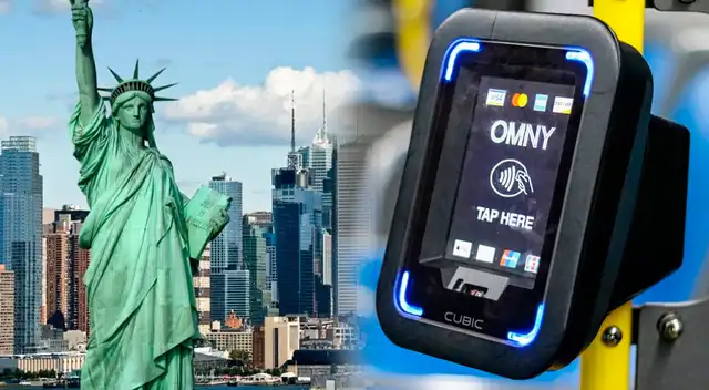 NUEVO SISTEMA DE PAGO del transporte en Nueva York.