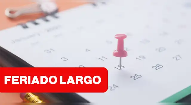 Calendario de feriados 2026: fines de semana largos y días no laborables.
