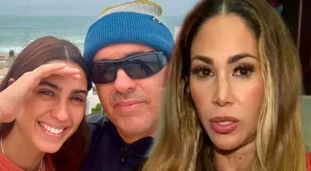 Roberto Martínez se luce junto a la hija de Melissa Paredes.