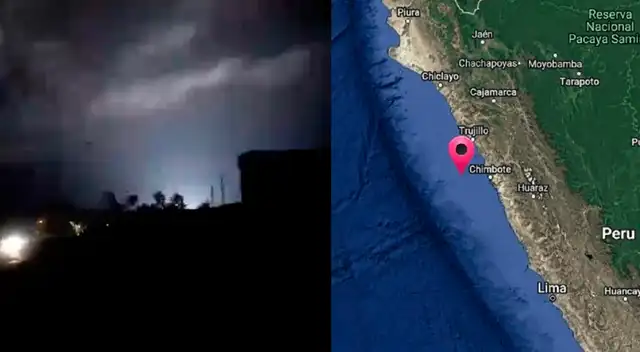 ¿Por qué aparecieron destellos luminosos en el cielo de Chimbote tras sismo de 6.0 de magnitud?