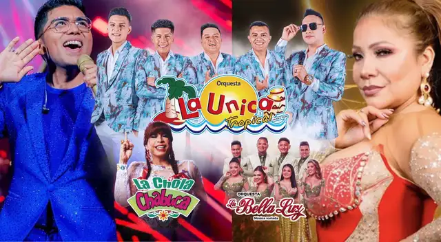 Grupo 5, Marisol, La Bella Luz y más artistas que se presentarán en conciertos para este año nuevo 2026.