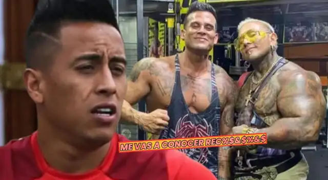 Christian Cueva enfurece con amigo de Christian Domínguez y lo insulta y amenaza.