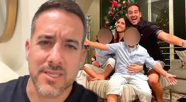 Óscar del Portal vivió tremendo susto en el aeropuerto junto a su familia.