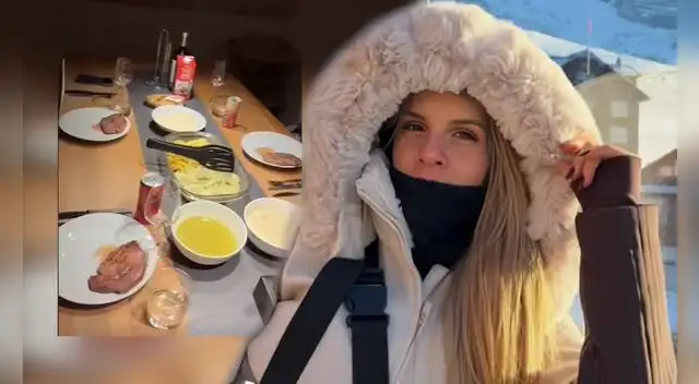 Alejandra Baigorria SORPRENDE con MODESTA cena para recibir año nuevo 2026 en Suiza.