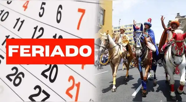 Conoce si el próximo 6 de enero será feriado o día no laborable en Perú