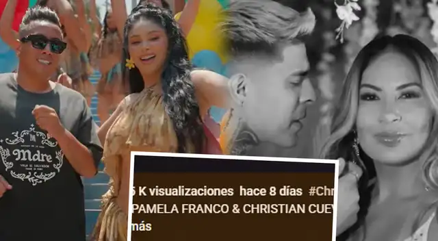 Pamela Franco 'SACA PICA' al DESTRONAR a Pamela López y Paul Michael con su nueva canción con Christian Cueva.