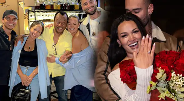 Familia de Angie Arizaga tiene IMPENSADA reacción en redes ante romántica PEDIDA DE MANO de Jota Benz en Roma
