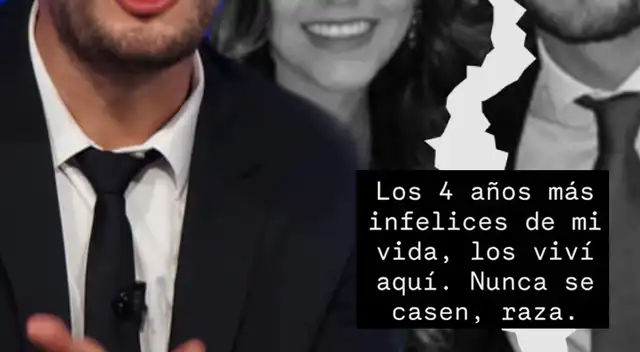 Adrián Marcelo lanzó polémico mensaje tras rumores de su divorcio con Karina Puente.