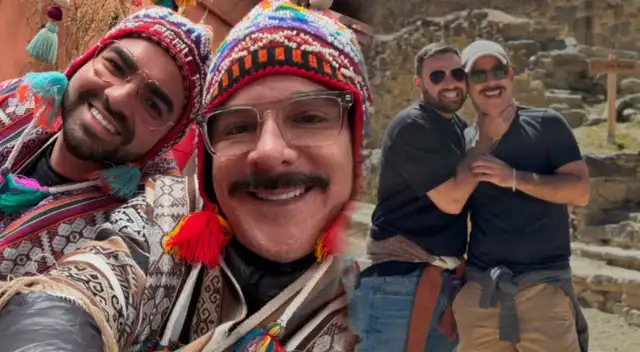 Adolfo Aguilar compartió emotivas imágenes al celebrar un año más de relación con su novio.