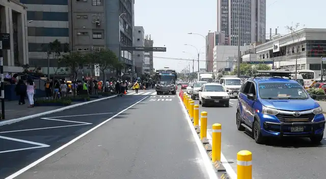 Av. Abancay: ¿Dónde podrán tomar taxi los usuarios tras la implementación de carriles exclusivos para buses?