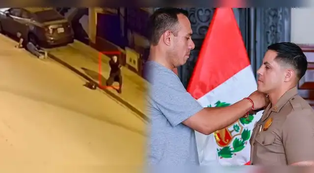 Eriksson Roy Pozo Reátegui recibió en Palacio de Gobierno un ascenso excepcional