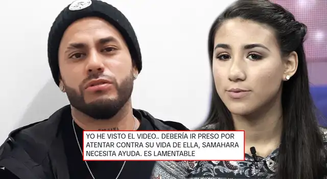 Bryan Torres agredió físicamente a Samahara Lobatón en su vivienda.