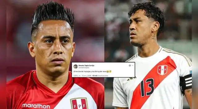 Christian Cueva y Renato Tapia intercambiaron fuertes palabras. Foto: composición EP Christian Cueva y Renato Tapia intercambiaron fuertes palabras. Foto: composición EP