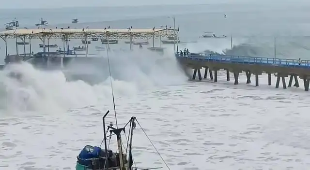 INDECI advierte fuerte oleaje anómalo en la costa peruana desde este domingo 18 de enero.