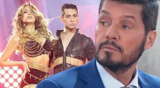 Marcelo Tinelli reacciona al ver fotografías de Milett Figueroa con su expareja Patricio.