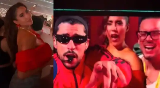 Melissa Paredes recibe críticas por su look en 'Casita' de Bad Bunny en Perú.