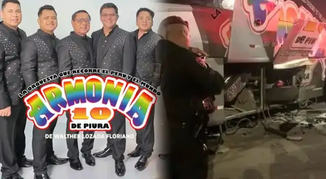 Bus de Armonía 10, de Walther Lozada, sufre fuerte ATENTADO en Trujillo mientras se encontraban en show