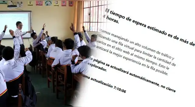 Padres se quejaron por los erros y la demora para poder matricular a sus hijos