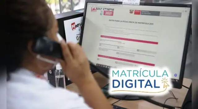 La matrícula digital para el Año Escolar del 2026 también será utilizada en otras regiones del país.