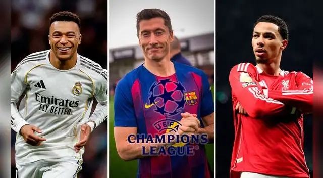 Real Madrid, Barcelona y Liverpool son los grandes candidatos a llevarse el título este año. Foto: composición EP/Champions League