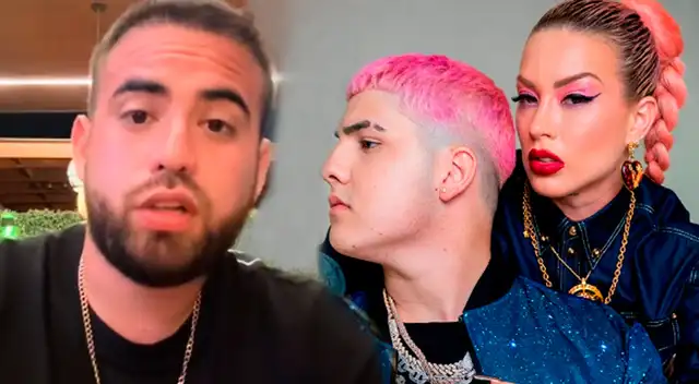 César BK asegura haber sido agredido por novio de Leslie Shaw.