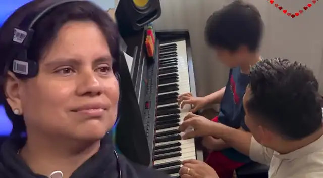 Miluska Jácome compartió un video de la clase de piano de su hijo con Ernesto Pimentel.