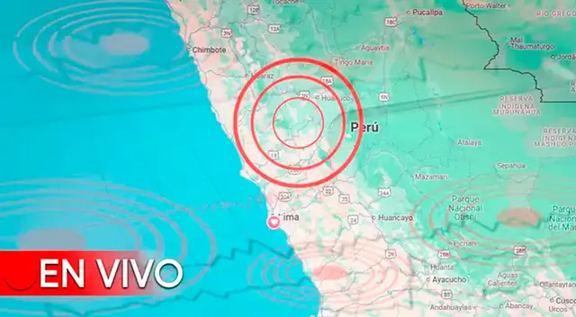 Conoce EN VIVO los temblores que ocurren en el Perú, según IGP.
