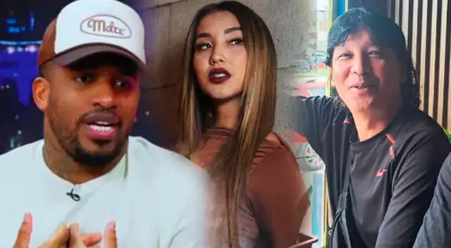 Papá de Xiomy Kanashiro sorprende a Jefferson Farfán.