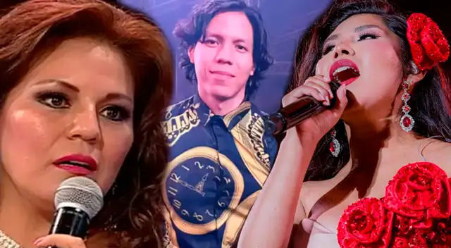 Yarita Lizeth sorprendió a su novio y a Dina Páucar. Yarita Lizeth sorprendió a su novio y a Dina Páucar.