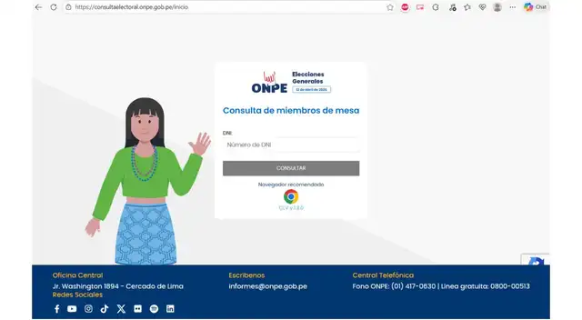 <strong> La consulta de miembros de mesa está habilitada</strong> <strong> La consulta de miembros de mesa está habilitada</strong>