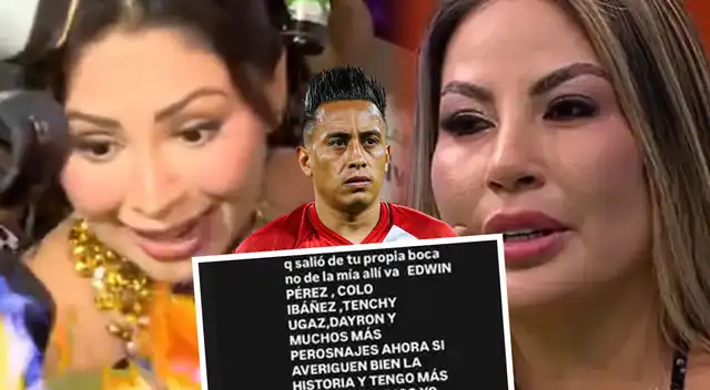 Pamela Franco RESPALDA lista de presuntos 'AMANTES' de Pamela López expuesta por Christian Cueva