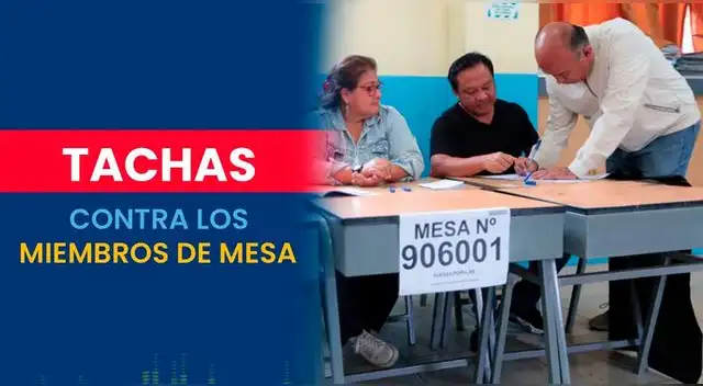 Si fuiste elegido miembro de mesa para las Elecciones 2026, ONPE tiene la opción de presentar tachas, conoce en qué casos Si fuiste elegido miembro de mesa para las Elecciones 2026, ONPE tiene la opción de presentar tachas, conoce en qué casos