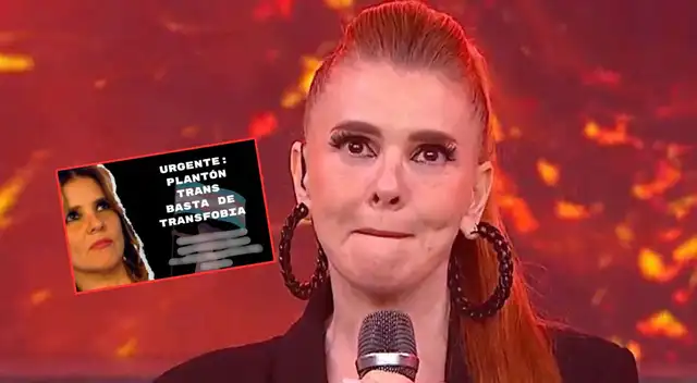 Organizan plantón tras comentarios transfóbicos de Johanna San Miguel.