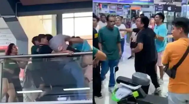 Galerías Wilson: Fue a reclamar por su computadora y terminó en una 'pelea campal' entre clientes y técnicos.