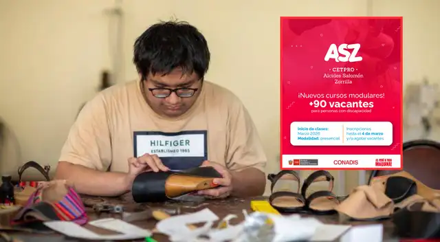 Conadis anuncia cursos gratis para personas con discapacidad: postula aquí a una de las 90 vacantes disponibles.