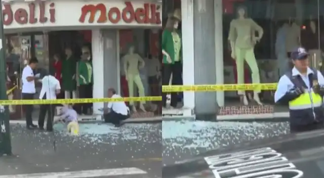 Sujetos disparan contra tienda en La Victoria y desatan pánico entre comerciantes.