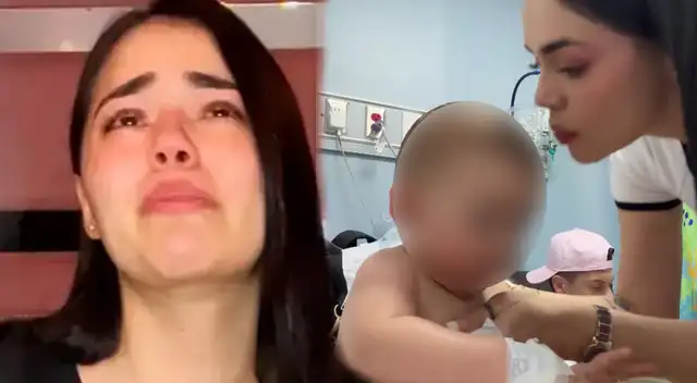 Natalia Segura reveló que su pequeño estuvo mal de salud.