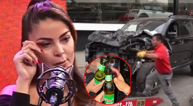 Laura Spoya estaba celebrando junto a Mario Irivarren poco antes de su accidente.