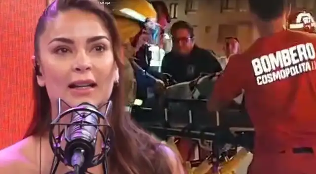 Laura Spoya sufrió terrible en la avenida El Polo.