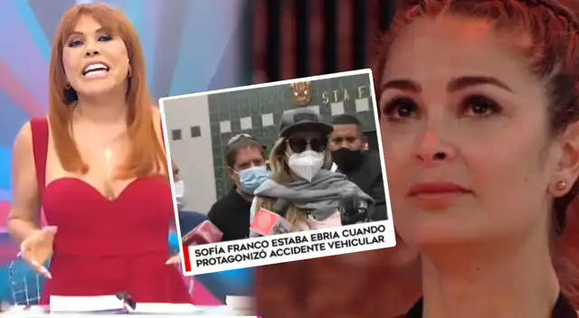 Magaly Medina 'EXPLOTA' contra Sofía Franco por HABLAR del accidente de Laura Spoya. Magaly Medina 'EXPLOTA' contra Sofía Franco por HABLAR del accidente de Laura Spoya.