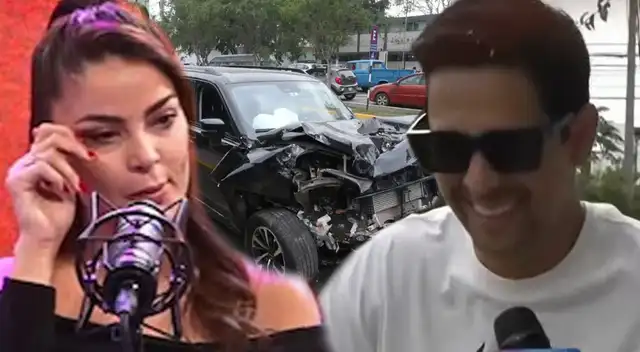 Abneer Robles evitó hablar sobre el estado de salud de Laura Spoya.