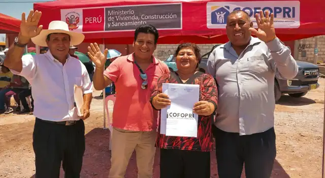 La formalización del terreno permitirá a 258 familias acceder a servicios básicos, créditos y programas del Estado. La formalización del terreno permitirá a 258 familias acceder a servicios básicos, créditos y programas del Estado.