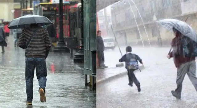 Conoce la región que se verían afectada con las intensas lluvias.