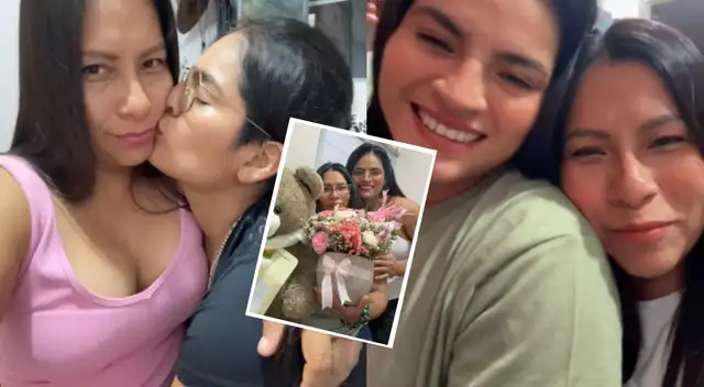 Tania Pinedo sorprendió a Lis Padilla con tierna sorpresa para celebrar su primer San Valentín.