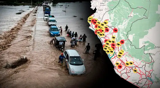 Conoce las zonas que se verán afectadas con las fuertes lluvias.