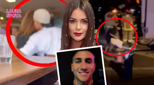 Laura Spoya es grabada CARIÑOSA con extrabajador de 'Esto es guerra' y él se habría llevado sus cosas del accidente en camioneta