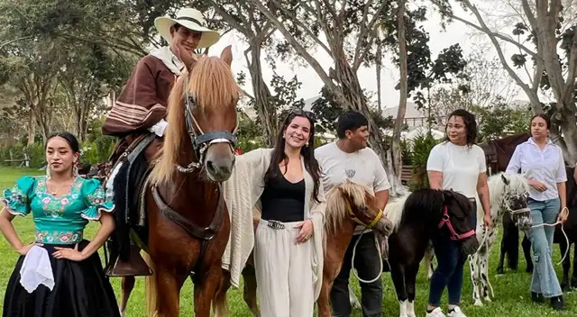 Camila Diez Canseco sigue los pasos de su conocido padre. Camila Diez Canseco sigue los pasos de su conocido padre.
