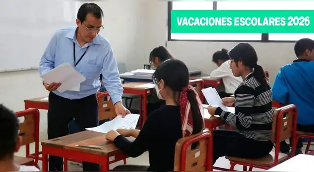 Conoce cuándo serán las vacaciones escolares esta año 2026 en el Perú