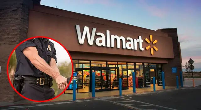 Policía enfrenta a ladrón armado y lo asesina dentro de un Walmart.