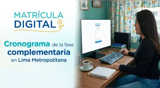 Inició la etapa complementaria de la Matrícula digital. Conoce cómo ver las vacantes Inició la etapa complementaria de la Matrícula digital. Conoce cómo ver las vacantes